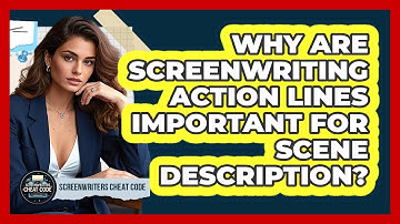 Why Are Screenwriting Action Lines Important For Scene Description? - Screenwriter