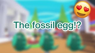 Adopt me fossil egg leaks!!