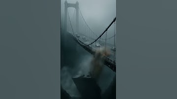 Terrifying Bridge Collapse Caught on Camera!
