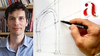 Dessiner des voûtes et des colonnes en perspective