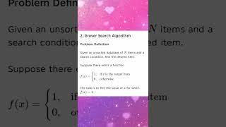 CP25C07 UNIT 4 Deutsch–Josza Algorithm, lGrover searchalgorithm: Problem definition l#live