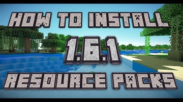 How to install Resource Packs for Minecraft (1.6.1) MAC