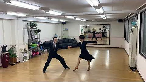 345 加藤裕哉 小川舞子／ Pro La B カップル部門 ／ EJBDFオンラインダンス競技会