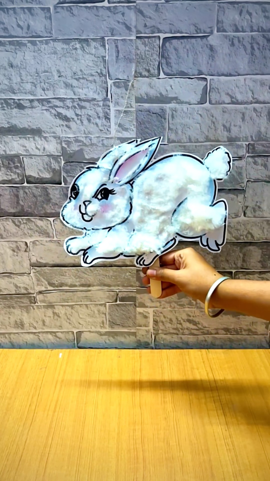 DIY Cotton Rabbit Craft | Easy Bunny Making for Kids - YouTube