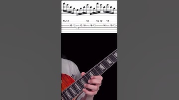 String Skipping Arpeggio Lick Paul Gilbert Style