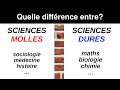 Diffrence entre sciences molles et dures dfinition wiki synonyme dbunk dbat vs critique