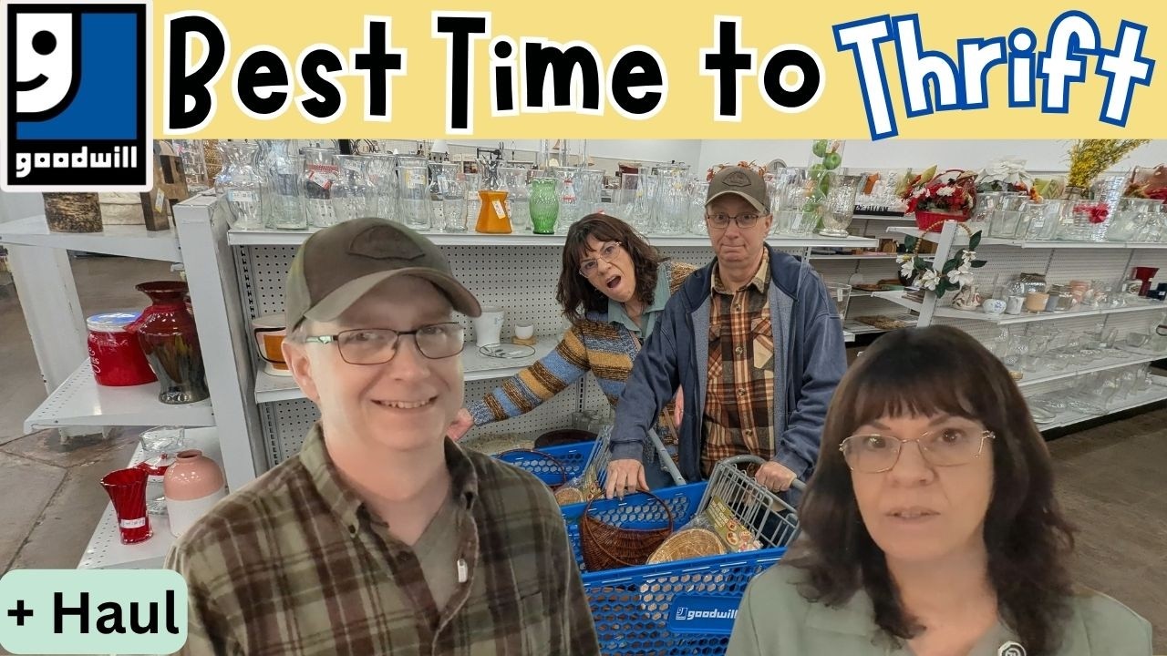 GOODWILL Thrifters: Best Time to Thrift - Thrift with Me - Lots of ...