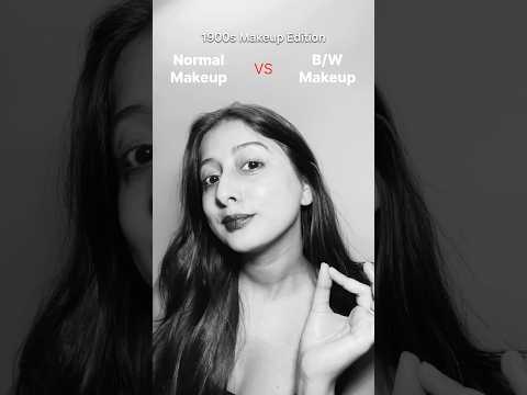 1900s B/W Movie Makeup VS Modern Glam Makeup 💋📽️ | Nykaa TV