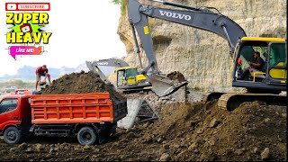 Wow Power Machines Dirt Loading Into Dump Trucks With Volvo Excavator