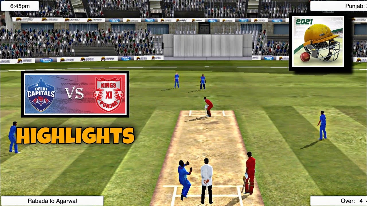IPL 2021 Delhi vs Punjab match highlights | Cricket captain 2021 gameplay , review , download