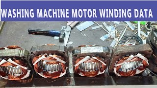 Semi Automatic Spin motor winding data | LG Washing Machine Spinner motor rewinding.