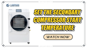 Set the secondary compressor start temperature
