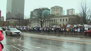 Thousands of protesters join 'Hands Off!' rally in Columbus