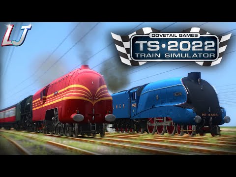 Train Simulator 2022 - Duchess of Hamilton & Sutherland VS Flying Scotsman & Mallard  (RACE!)