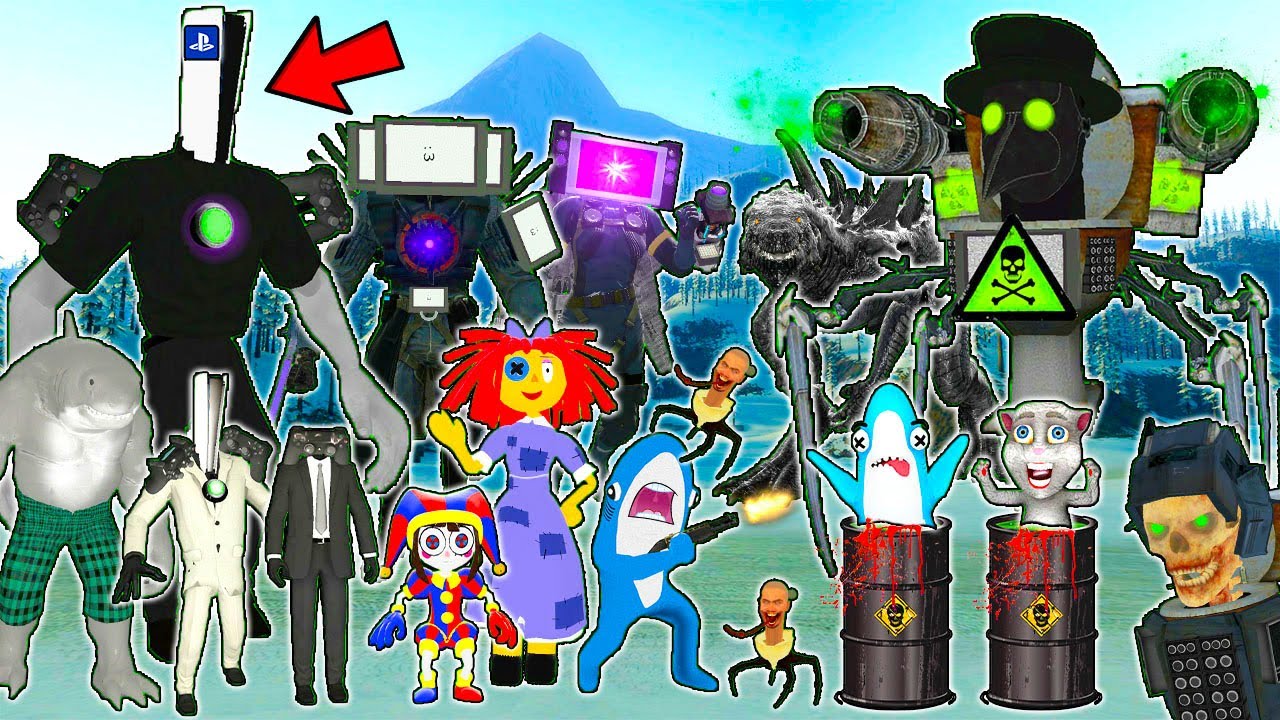 TITANUL PLAYSTATION IL SALVEAZA PE DRACULASS JUNIOR! SKIBIDI TOALETA DOCTOR CU TOXINE VS TITANUL TV!