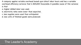 CMA USA Part-1 | Variances | Flexible Budget Reporting | Question-7 | Section C | Cost Management |