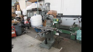 Bridgeport Series 1 2HP Vertical Mill, Variable Speed Spindle, Sony Magnescale DRO, Power Table Feed