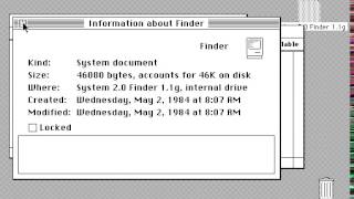 Macintosh System 1 1
