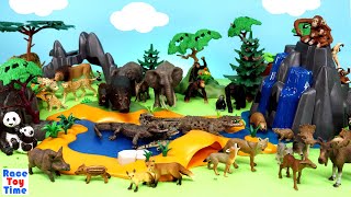 meet safari animal figurines on playmobil sets learn animal names