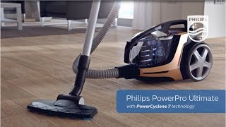 The philips expert bagless cylinder vacuum cleaner helps to reduce
allergy triggers in home through its powerful filtration process and
performance on ca...