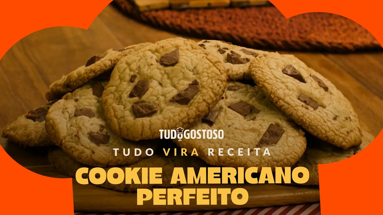 MELHOR QUE O AMERICANO: cookie de chocolate igual de cafeteria chique em casa
