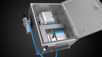 Integrated control cabinet solutions with CPX-E and VTUG