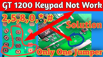 Samsung Gt1200 Keypad Not Working//samsung 1200 keypad solution 2,5,8,0//samsung 1200 keypad problem