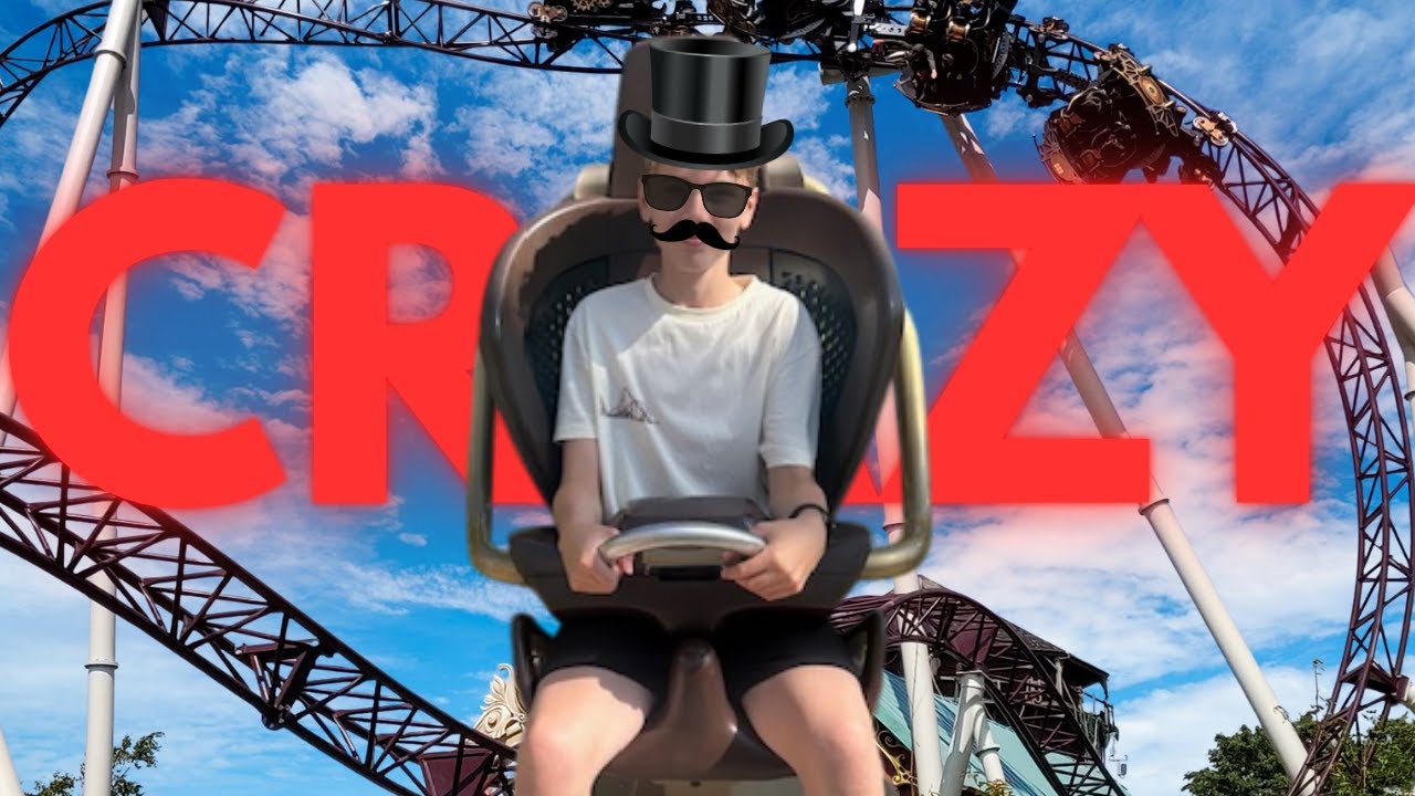 The CRAZIEST Roller Coaster in the World! | Plopsaland De Panne Vlog 🎢 🇧🇪