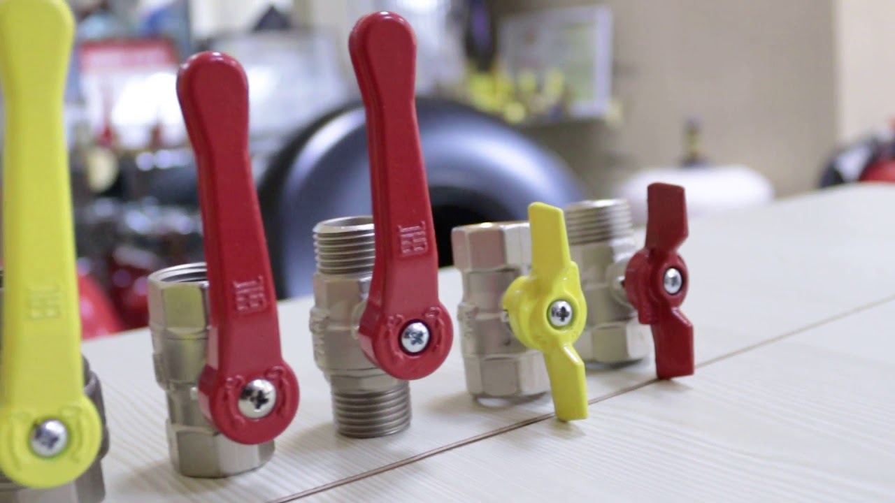 Краны шаровые производства NOVOGAS - YouTube