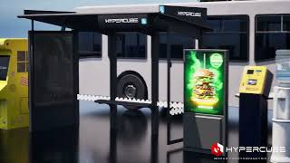 Hypercube Lowpoly Street Props (available on Fab)