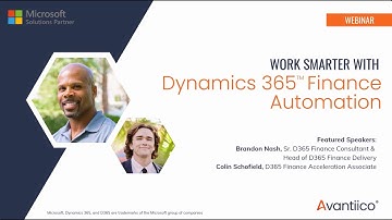 Work Smarter with Dynamics 365 Finance Automation: AP, AR & Bank Reconciliation Demo