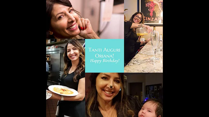 Tanti Auguri Oriana!