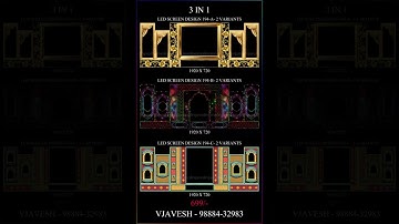 Led Screen Design 194 - 3 in 1 - LEd MApping By Musicom