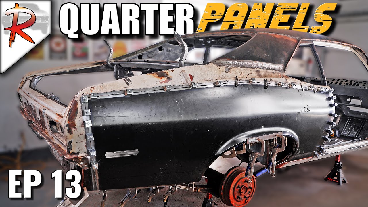 DIY Quarter Panel & Outer Wheel House Install  | EP 13 RUSTORATIONS: 1972 Chevy Nova