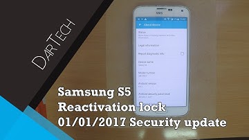 Samsung Galaxy S5 (G901F)  reactivation Lock REMOVE [01/01/2017 security patch] | DarTech