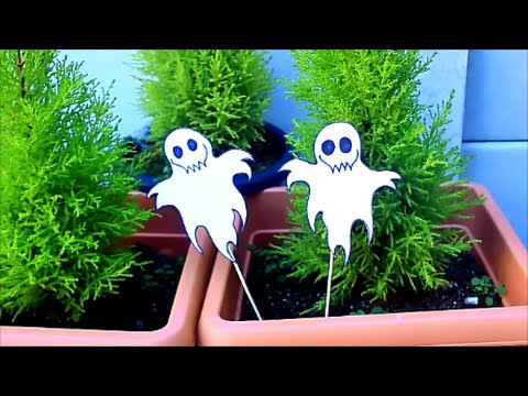 Easy How To Make Glow In The Dark Halloween Ghost Decorations