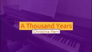 'A Thousand Years' I Christina Perri. Piano Cover