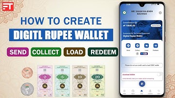 Create Digital Rupee Wallet | Send, Collect, Load e Rupee | Digital Rupee SBI app kaise use kare