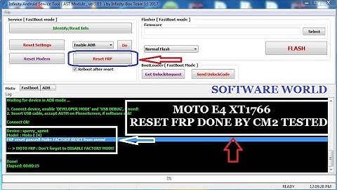 How To Reset FRP Moto E4 XT1766 Just One Click By CM2