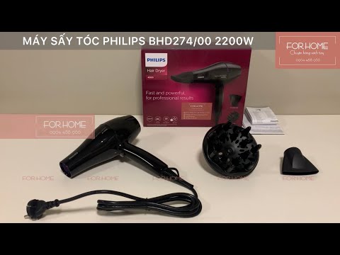 [ForHome] Máy Sấy Tóc Philips BHD274/00 2200W