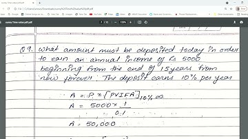 All the Time value of money  problems in one video .