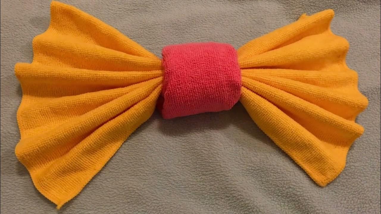 how-to-fold-a-bow-out-of-towel-napkin-folding-design-how-to-make-a