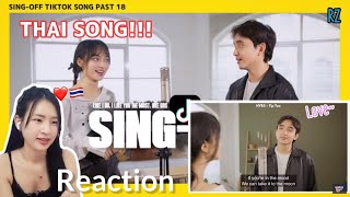[Thai Reaction🇹🇭] SING-OFF TikTok Song PART 18- Reza darmawangsa |  lOVE THAI SONG!!!
