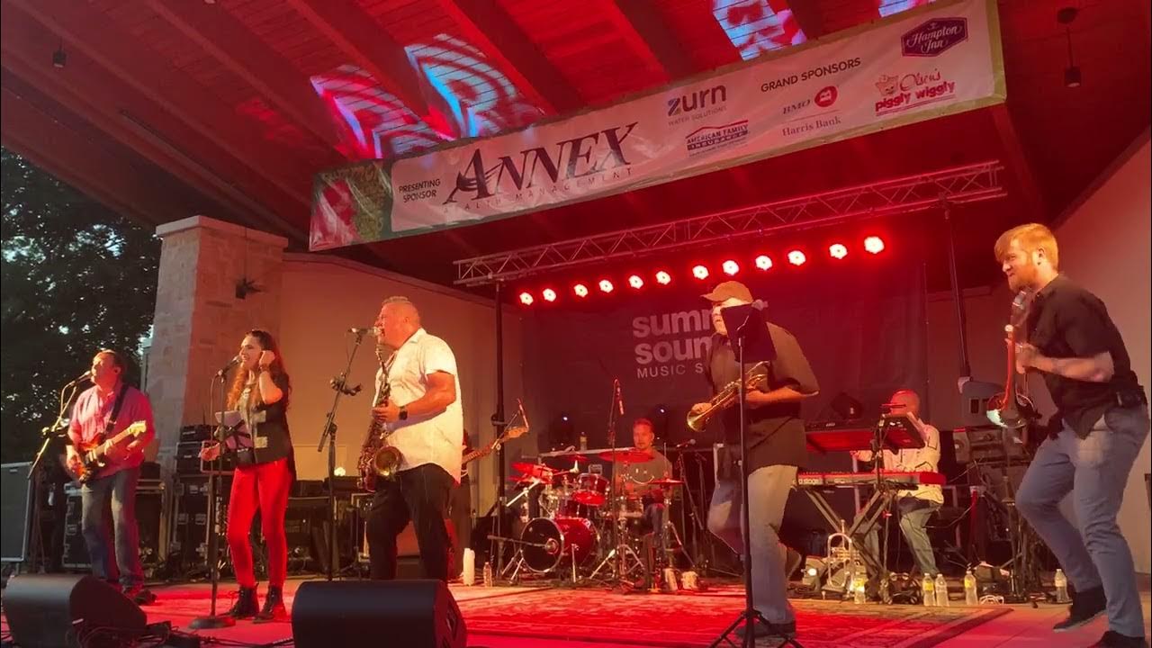 Cold Sweat and the Brew City Horns Cedarburg Summer Sounds 2022