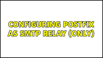 Configuring Postfix as SMTP relay (only)