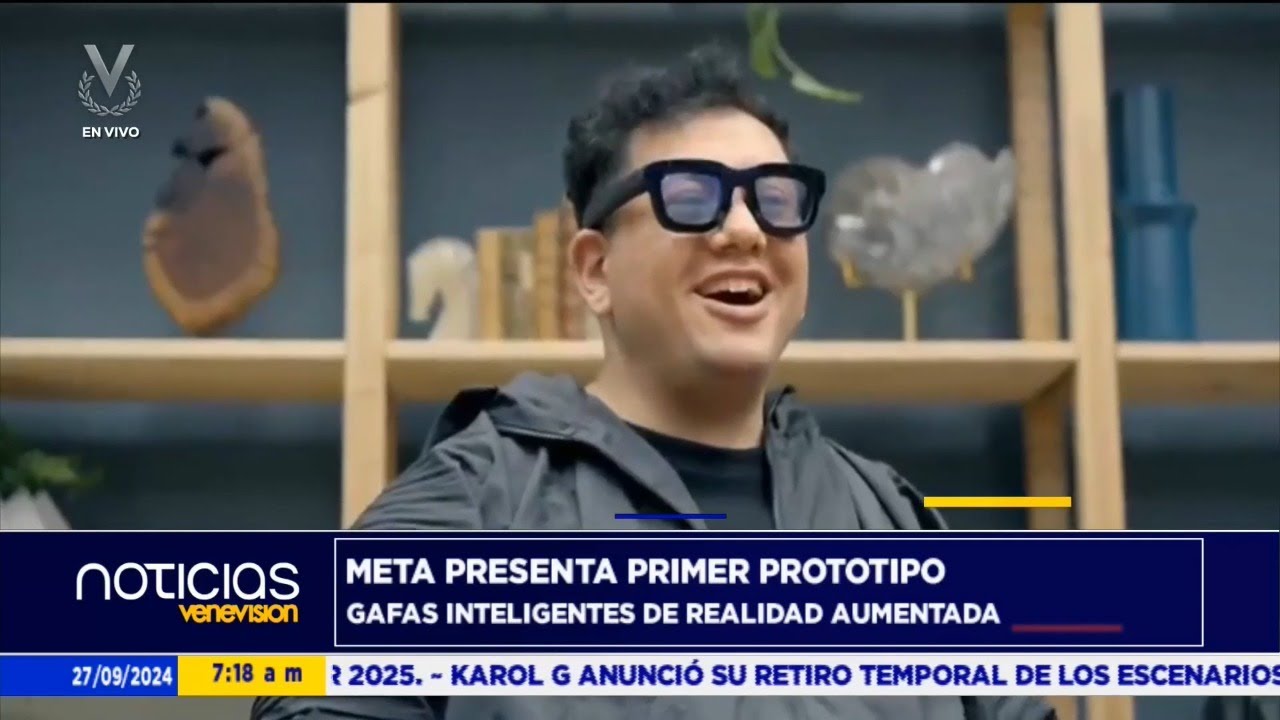 Meta presentó el primer prototipo de gafas de realidad aumentada - 27 ...