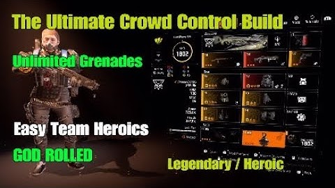 Division 2 Warlords GOD ROLLED "Status Effect Build" Ultimate Crowd Control Easy Heroics Matchmaking