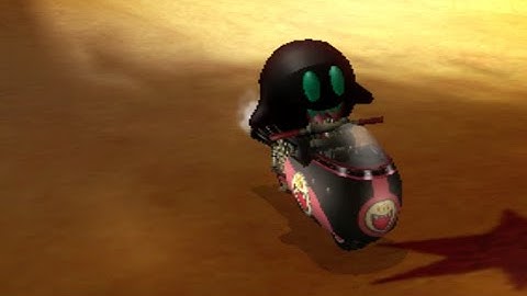 Mario Kart Wii Custom Character Gameplay - Dark Boo