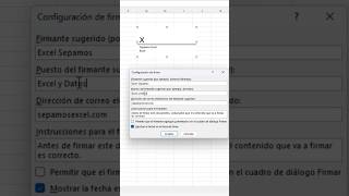 Problemas para poner tu firma en Excel, mira como lo hacemos de una forma rapida aqui en Excel screenshot 5