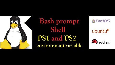 Linux , UNIX Bash Shell Prompts (PS1, PS2) | Linux prompt usages | Daily study | English